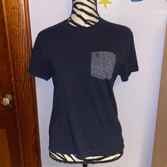 Original Penguin blue short sleeve pocket T-shirt size small - Picture 1 of 3